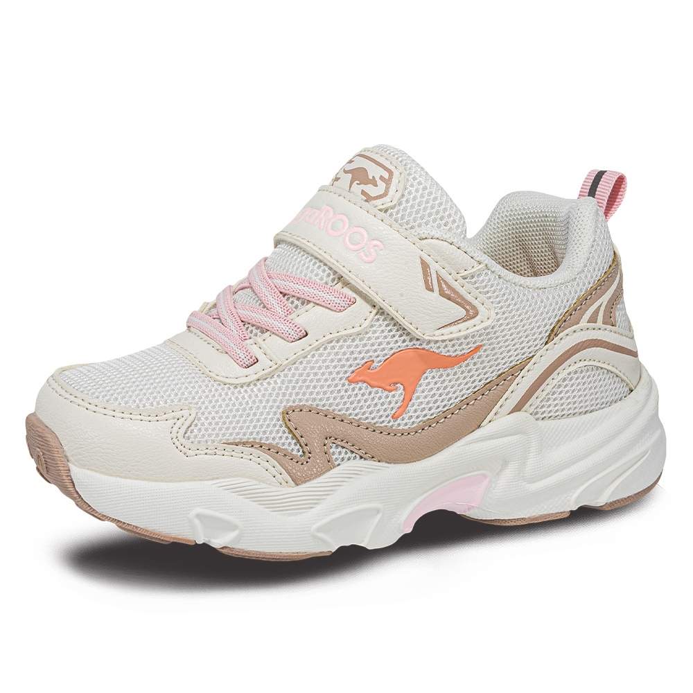 【KangaROOS】美好運動 WAVY 千禧復古老爹童鞋 兒童運動鞋 24AW（KK41817/KK41810/KK41813 ) (KK41811童鞋/米棕)