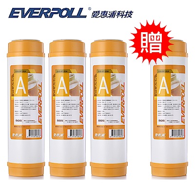 EVERPOLL愛惠浦科技 10吋樹脂濾芯 EVB- M100A [買3+送1]