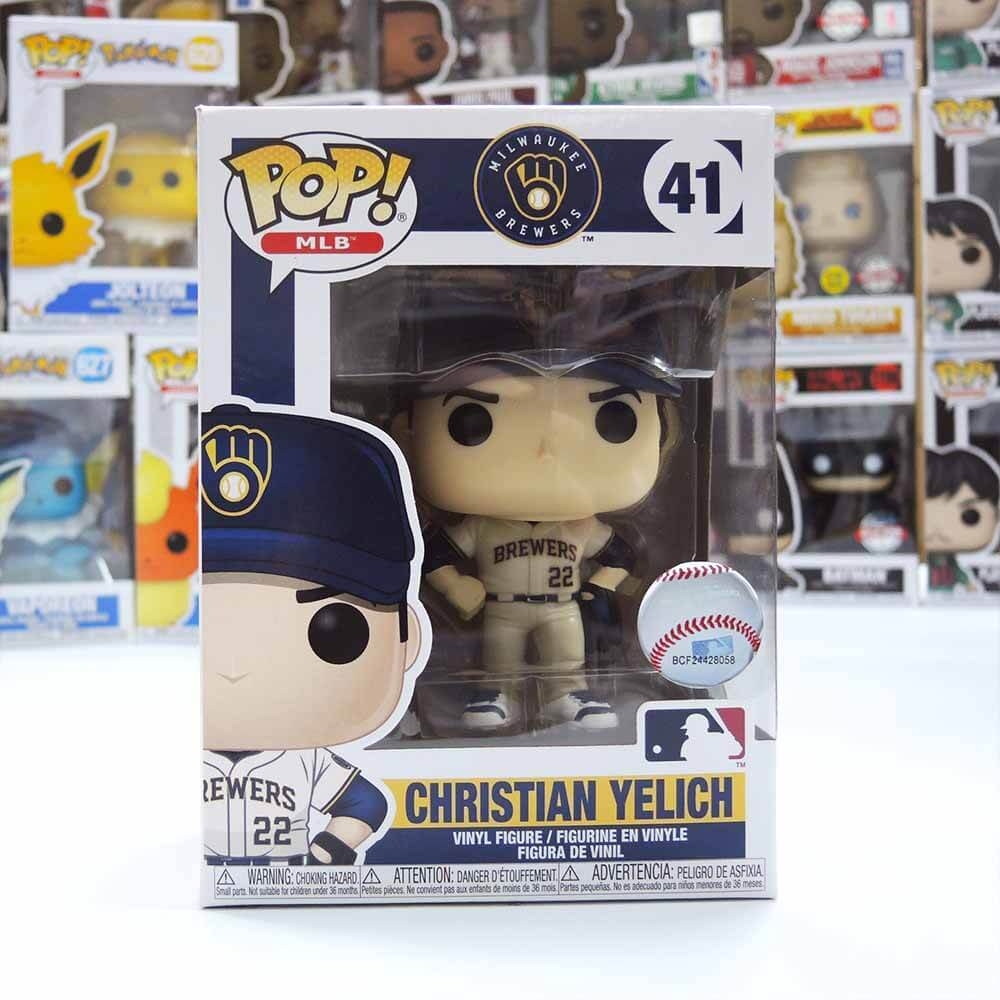 MLB Milwaukee Brewers Christian Yelich (Away Jersey) Funko Pop