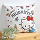 義大利Fancy Belle Sanrio-經典HELLO KITTY 麂皮靠墊 45*45CM product thumbnail 1