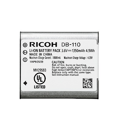 RICOH  DB-110原廠電池(公司貨)