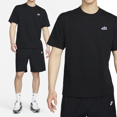 Nike AS M NSW Tee M90 LBR PATCH 男款 黑色 棉質 刺繡 寬鬆 短袖 上衣 FV3752-010