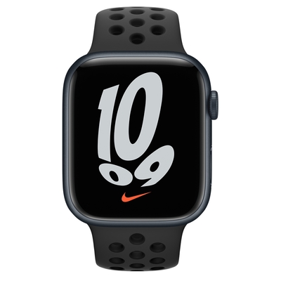 Apple Watch Nike Series 7 (GPS) 45mm 午夜色鋁金屬錶殼+