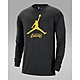 NIKE AS LAL M NK ES NBA JDN LS TEE 長袖上衣 洛杉磯湖人隊-FN1269010 product thumbnail 1