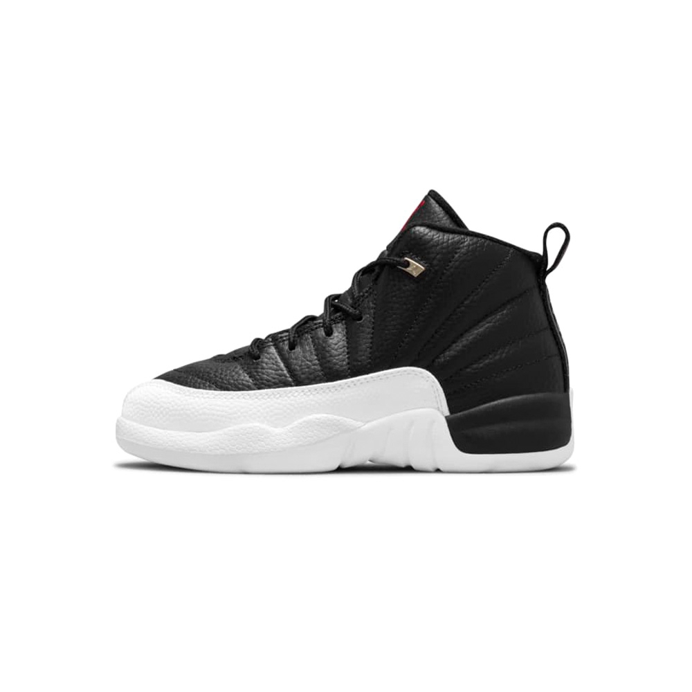 Nike Air Jordan 12 PS 2022 童鞋 中童鞋 黑白色 AJ12 籃球鞋 休閒鞋 151186-006