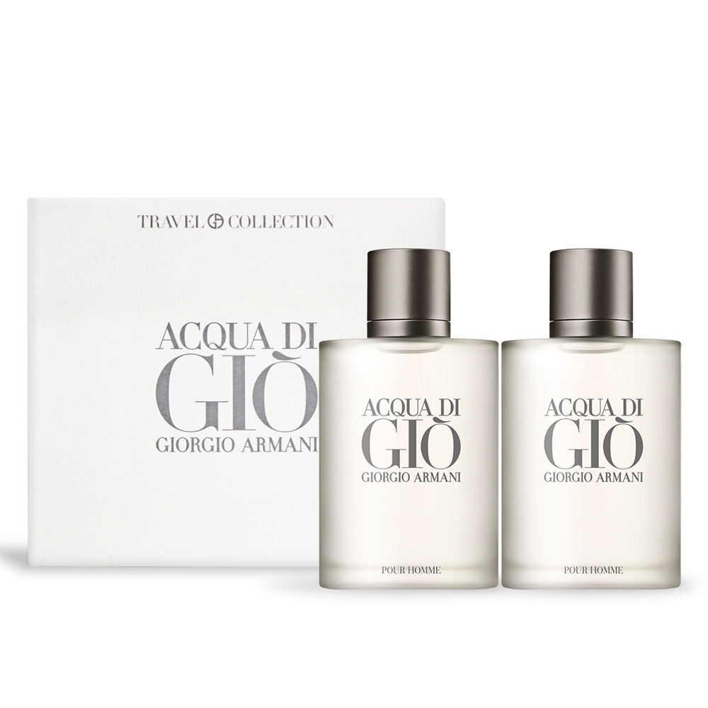 *GIORGIO ARMANI 寄情水男性淡香水 ACQUA DI GIO 30mlX2 EDT-國際航空版