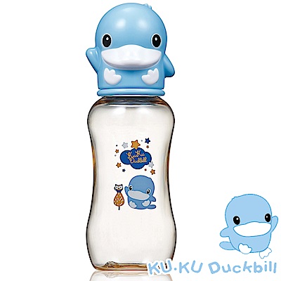 KU.KU酷咕鴨-星燦造型PPSU標準葫蘆奶瓶-280ml (藍/粉)