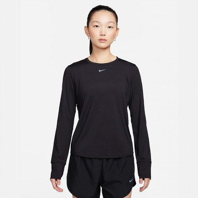 NIKE 上衣 女款 長袖上衣 運動 AS W NK ONE CLASSIC DF LS TOP 黑 FN2802-010