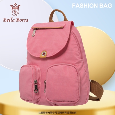 【Bella Borsa】經典微漾-後背包(小)-粉 BB18C003PK