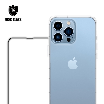 T.G iPhone 13 Pro 6.1吋 手機保護超值2件組(透明空壓殼+鋼化膜)