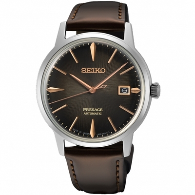 SEIKO 精工 Presage 愛爾蘭咖啡調酒師系列機械腕錶-男錶(SRPJ17J1)39.5mm