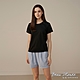 GIORDANO 女裝經典素色短袖T恤 - 09 標誌黑 product thumbnail 1