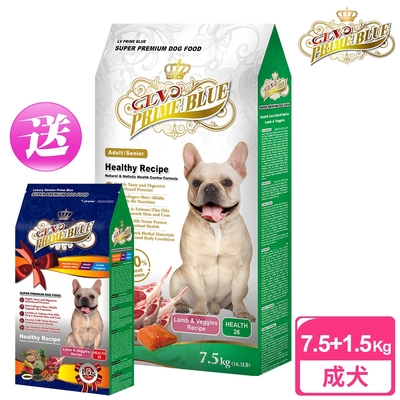 LV藍帶精選 健康成犬 7.5kg 送 1.5kg 紐澳羊雞雙寶+鮮蔬食譜