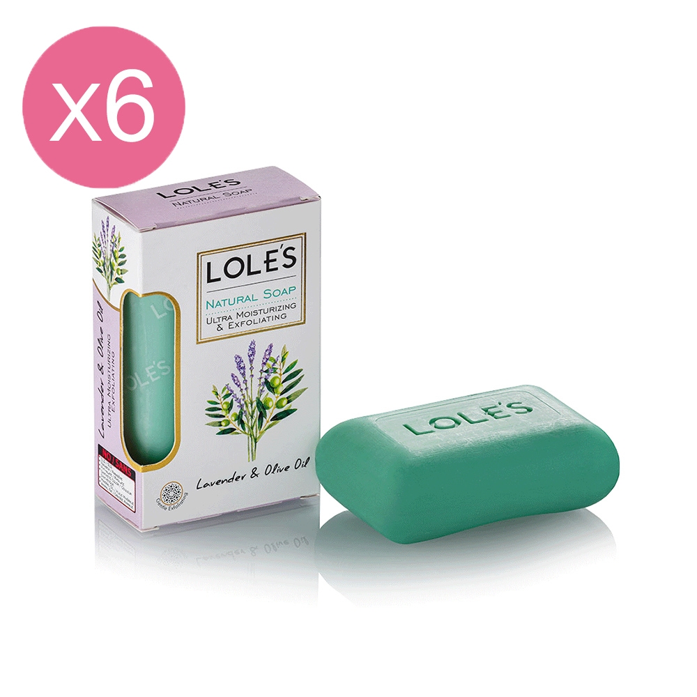 LOLE'S 溫和淨化乳油木機能皂150g(6入組)