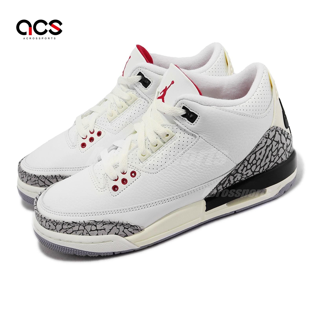 Nike Air Jordan 3 Retro White Cement OG 白水泥女鞋大童鞋AJ3 DM0967