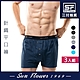 男內褲 Sun Flower三花 5片式針織男平口褲.四角褲(3件) product thumbnail 5