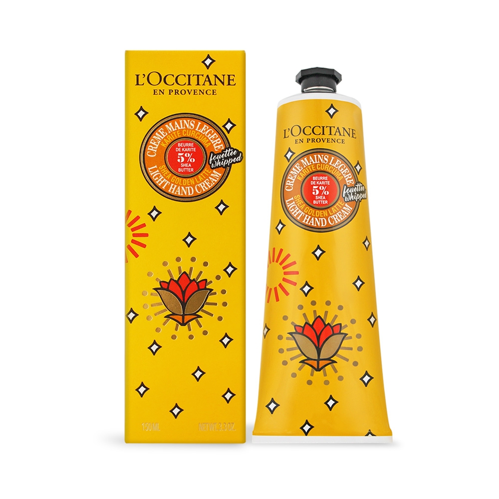 L'OCCITANE 歐舒丹 繽紛乳油木金黃拿鐵舒芙護手霜150ml