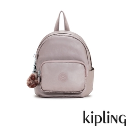 Kipling 淡雅金屬榛果色輕巧迷你後背包-MINI BACKPACK