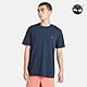 Timberland 男款深寶石藍短袖T恤|A2PW3433 product thumbnail 1