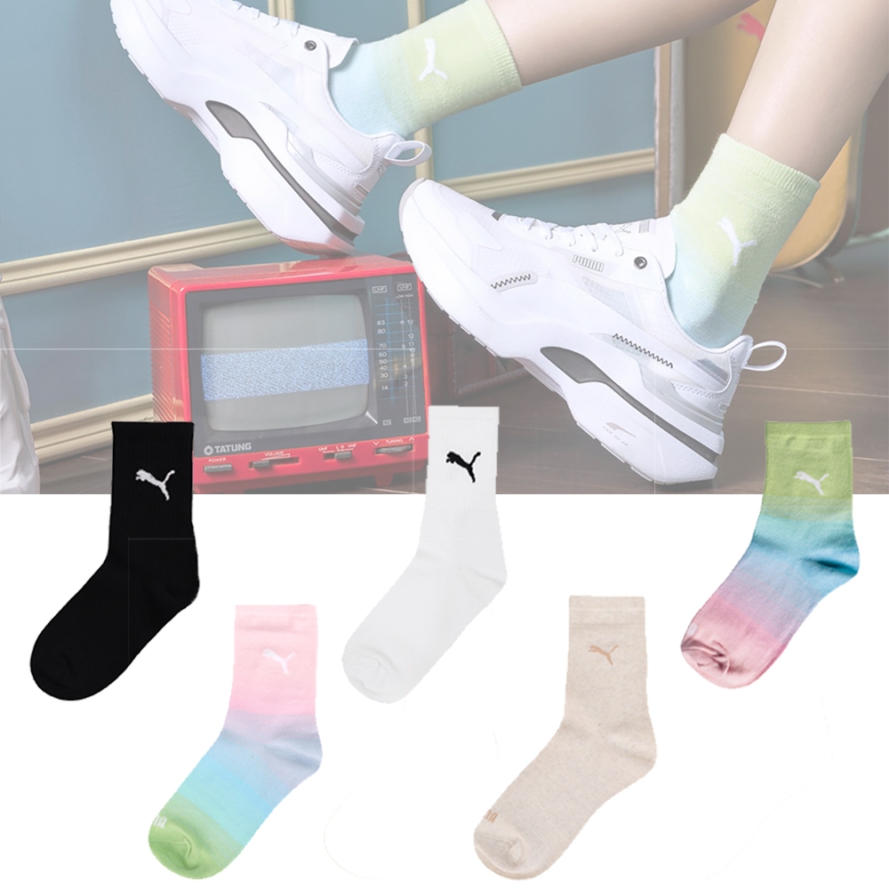 Puma 襪子 Crew Socks 男女款 長襪 台灣製 休閒 單一價 90712701