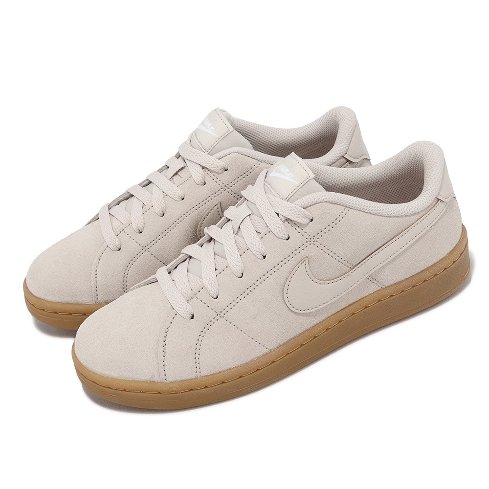 Nike 休閒鞋Court Royale 2 Suede 奶茶焦糖底女鞋麂皮CZ0218-100