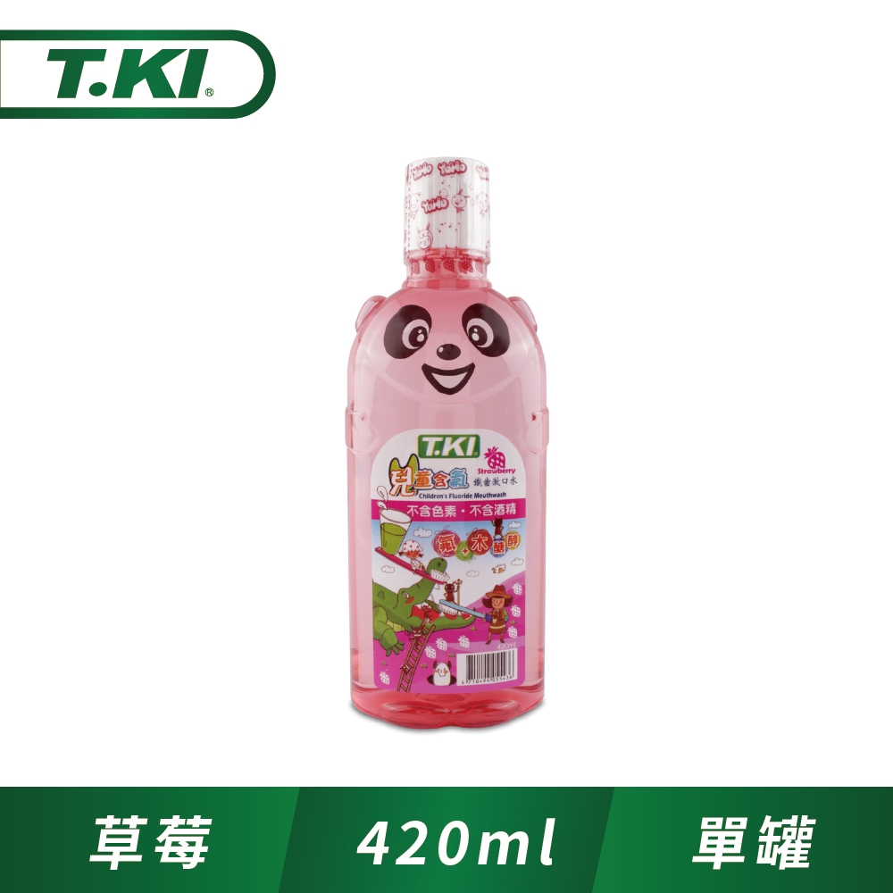 T.KI 兒童漱口水420ml (草莓 / 青蘋果) X1
