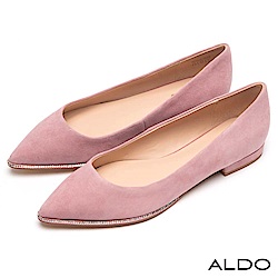 ALDO 原色真皮鞋面鑲嵌璀璨