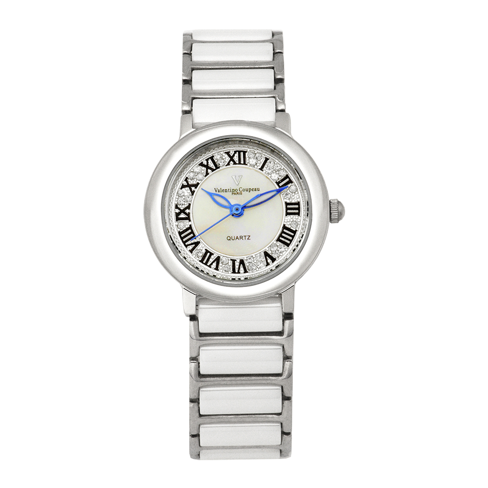 Valentino Coupeau 范倫鐵諾 古柏 羅馬精密陶瓷腕錶(白面/27mm)