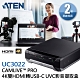 ATEN CAMLIVE PRO 4K雙HDMI轉USB-C UVC影音擷取盒 (UC3022) product thumbnail 1