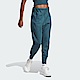 Adidas W Z.N.E. PT [IN5142] 女 長褲 亞洲版 休閒 簡約 錐型 拉鍊口袋 吸濕排汗 藍綠 product thumbnail 1