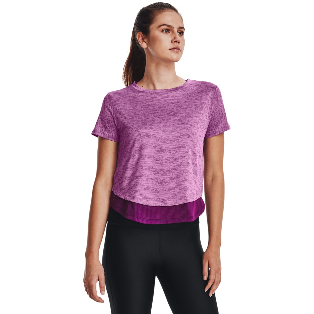 【UNDER ARMOUR】UA 女 Tech Vent短T-Shirt