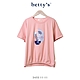 betty’s專櫃款　花卉印花鬆緊抽皺短袖T-shirt(共二色) product thumbnail 5