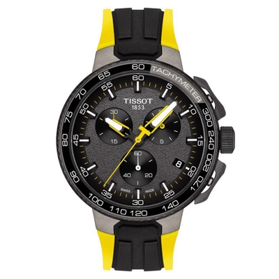 TISSOT天梭 官方授權 T-RACE環法特別款計時腕錶 禮物推薦 畢業禮物 44.5mm/T1114173744100