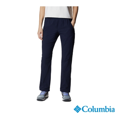 Columbia 哥倫比亞 女款-超防曬UPF50防潑長褲-深藍 UAK92850NY / SS23