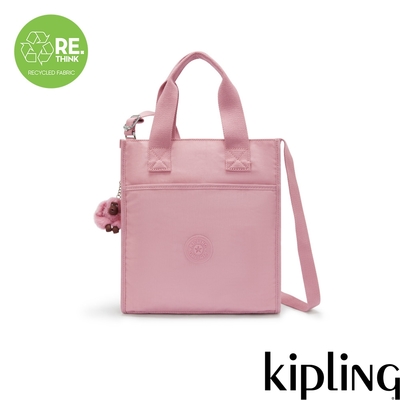 Kipling 輕柔粉手提斜背托特包-INARA M