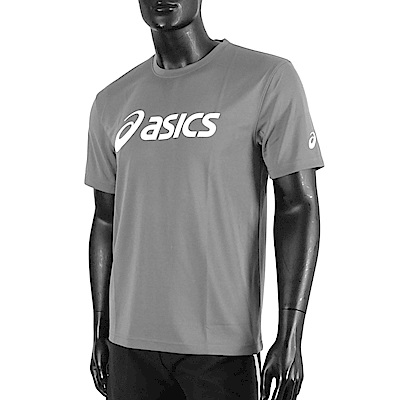 Asics T-Shirts [K31415-94] 男 短袖 T恤 運動 透氣 排汗 吸濕 快乾 抗UV 台灣製 灰