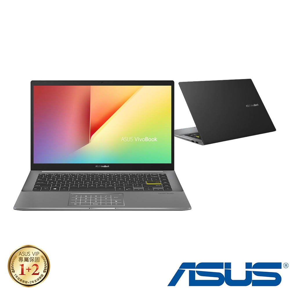 ASUS S433EA 14吋輕薄筆電 (i5-1135G7/16G/512G PCIe SSD/VivoBook/搖滾黑)