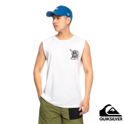 【QUIKSILVER】SUMMER SKULL MUSCLE 背心 白色