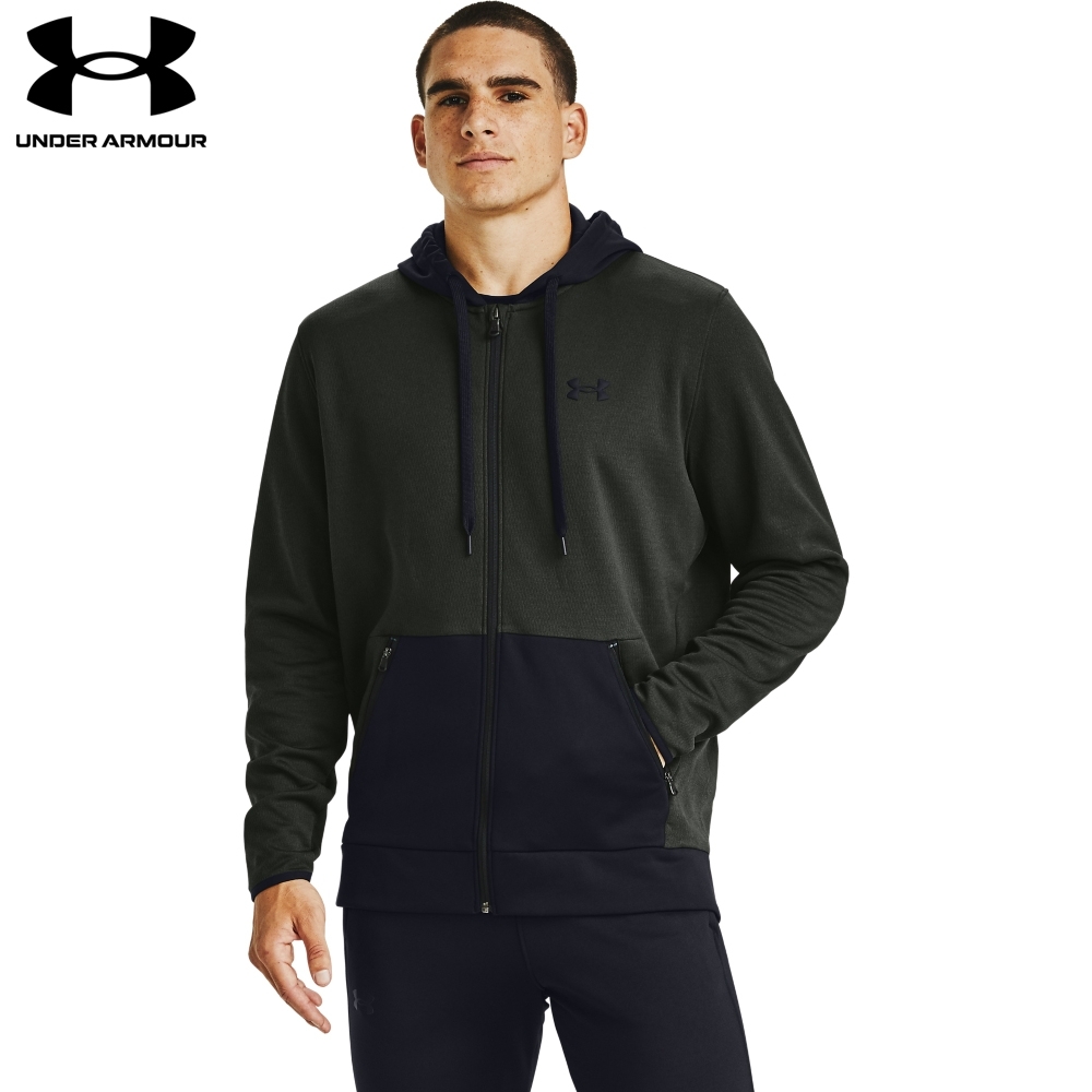 【UNDER ARMOUR】男 Armour Fleece連帽外套