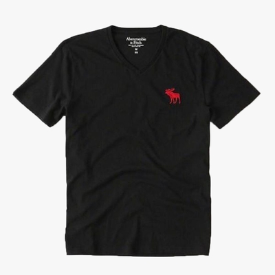 AF a&f Abercrombie & Fitch 短袖 T恤 黑色 1624