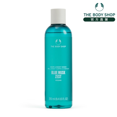 The Body Shop 漾綠麝香頭髮&身體清潔露-250ML