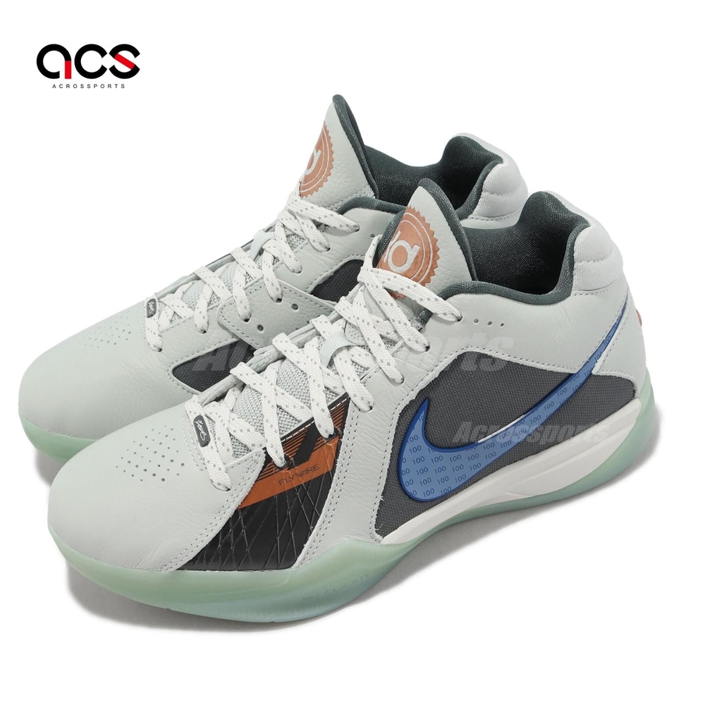 Nike 籃球鞋KD 3 男鞋灰綠藍Easy Money Durant 杜蘭特FJ0980-001