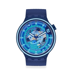 Swatch BIG BOLD JELLY系列手錶 SECOND HOME  (47mm) 男錶 女錶 手錶 瑞士錶 錶