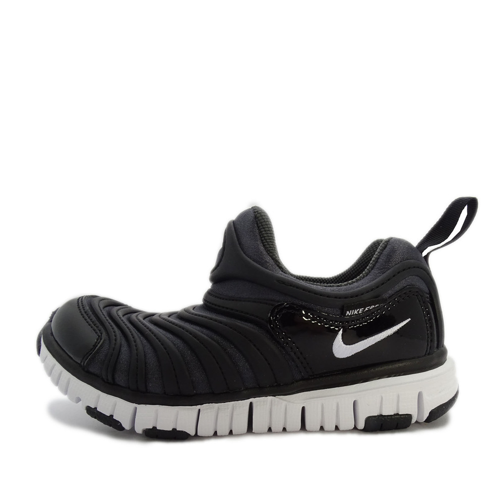 Nike Running Nike Dynamo Free (ps) [343738-013] 中童 慢跑鞋 運動 休閒 輕量 支撐 緩衝 彈力 黑 白