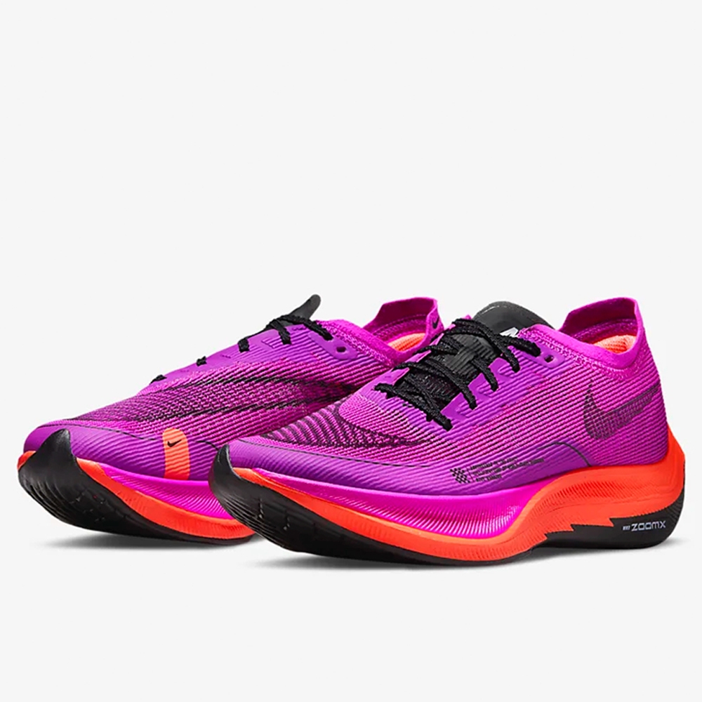 NIKE ZOOMX VAPORFLY NEXT% 2 女鞋 慢跑鞋 緩震 訓練 競速 紫 橘紅 CU4123501