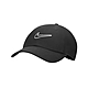 Nike 棒球帽 Club Swoosh Cap 男款 黑 白 刺繡 可調式帽圍 帽子 老帽 FB5369-010 product thumbnail 1