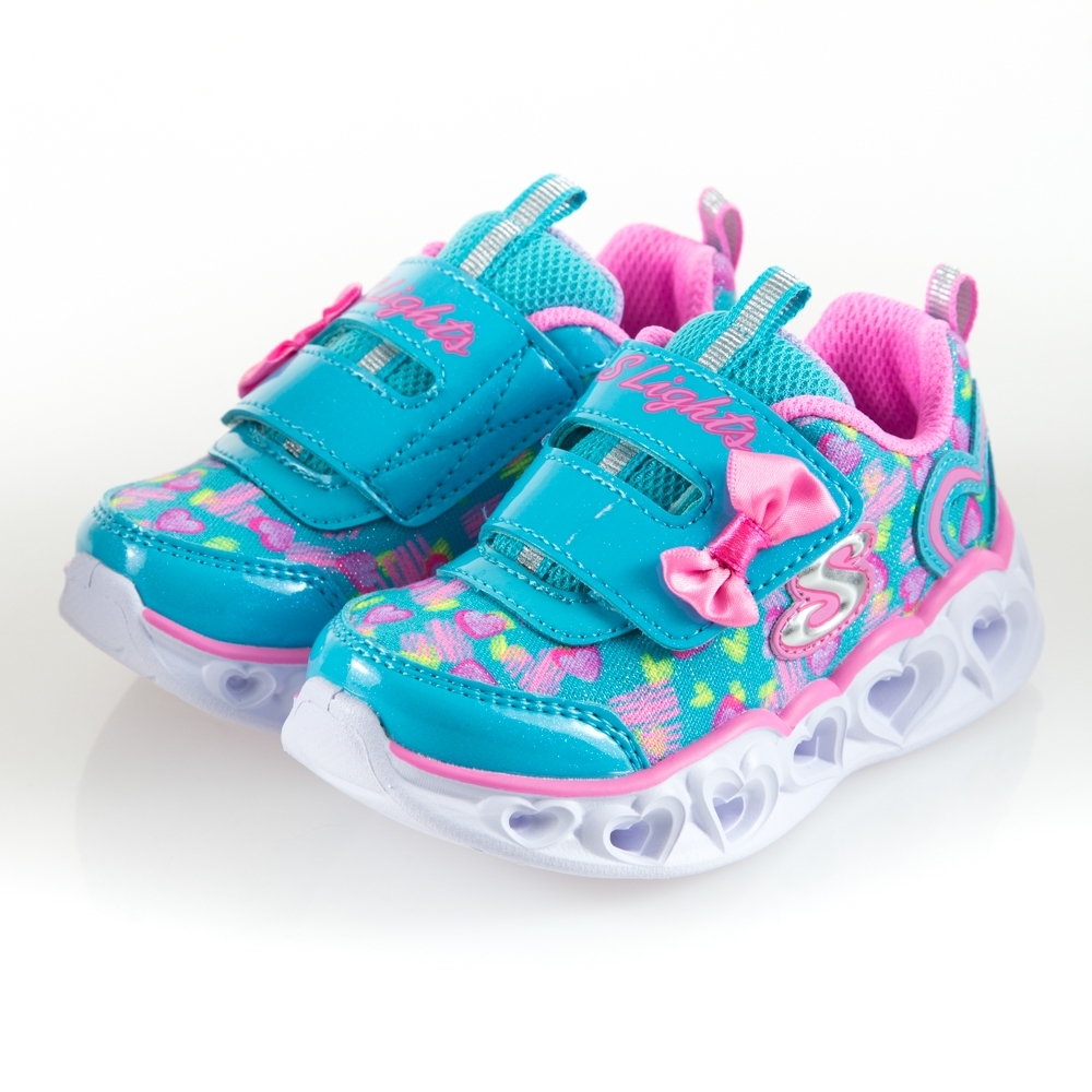 SKECHERS 女嬰童系列 燈鞋 HEART LIGHTS-20264NTQPK