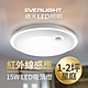 【Everlight 億光】星庭 15W 紅外線 感應吸頂燈 LED 白光/黃光 全電壓 product thumbnail 2