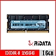 RIDATA錸德 16GB DDR4 2666/SO-DIMM 筆記型電腦記憶體 product thumbnail 1