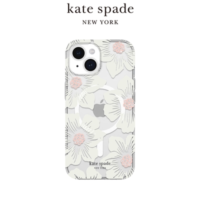 【kate spade】iPhone 15 MagSafe 精品手機殼 經典蜀葵